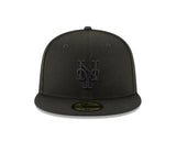 New York Mets  Blackout Basic 59FIFTY Fitted