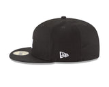 Los Angeles Dodgers Black and White Basic 59FIFTY Fitted