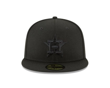 Houston Astros Black on Black 59FIFTY Fitted
