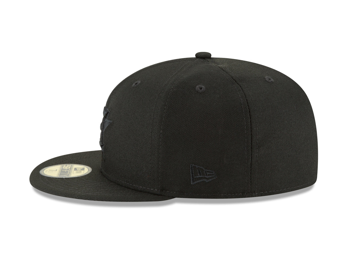 Houston Astros Black on Black 59FIFTY Fitted