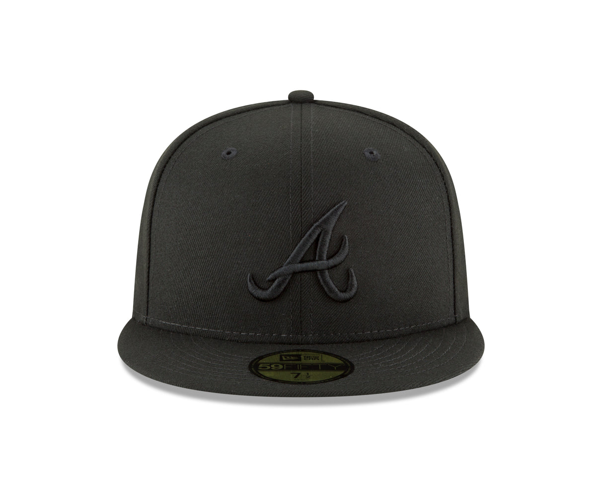 Atlanta Braves  Blackout Basic 59FIFTY Fitted