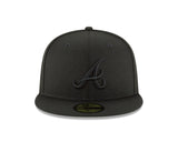 Atlanta Braves  Blackout Basic 59FIFTY Fitted