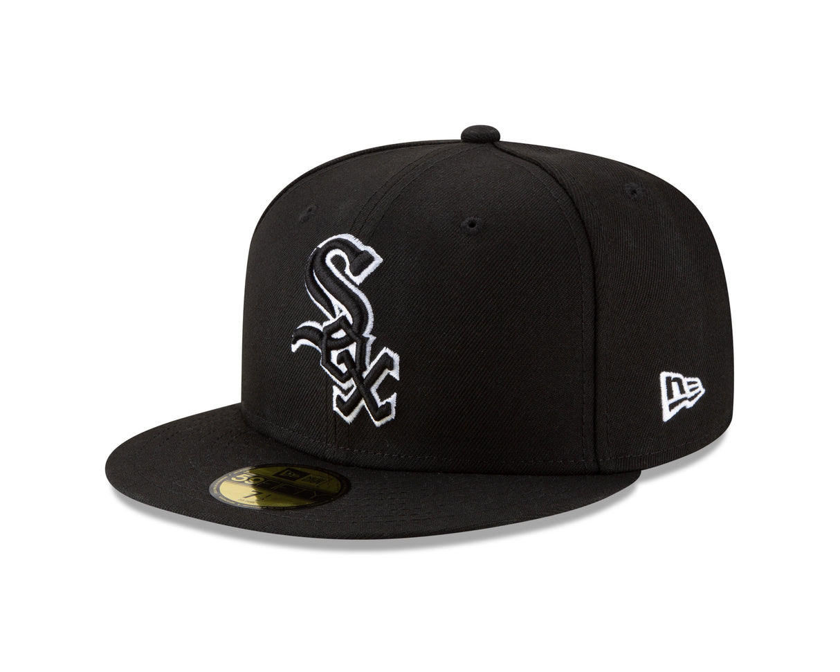 Chicago White Sox  Black Outline 59FIFTY Fitted