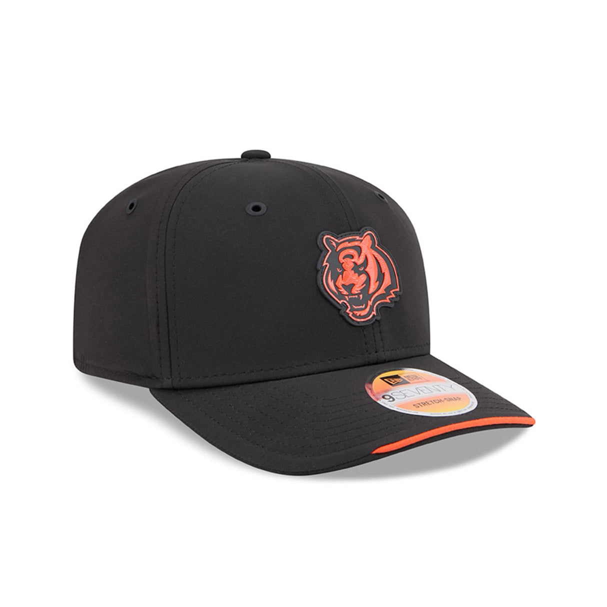 Cincinnati Bengals 2026 NFL Sideline Collection Black 9SEVENTY Stretch-Snap Hat