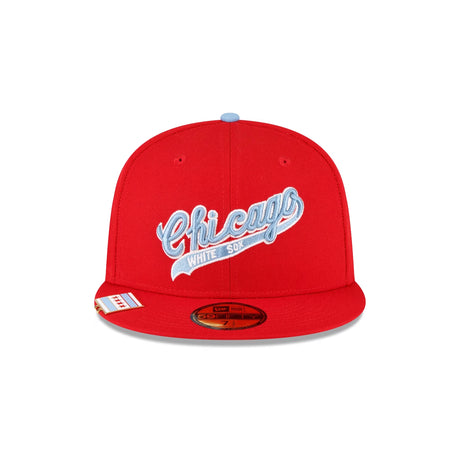Chicago White Sox New Era Red City Flag 59FIFTY Fitted