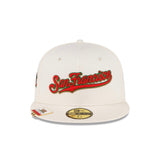 San Francisco Giants New Era White City Flag 59FIFTY Fitted