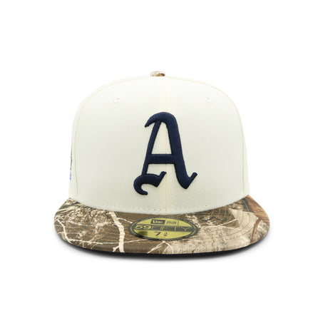 Oakland Athletics REALTREE® Cream 59FIFTY Fitted