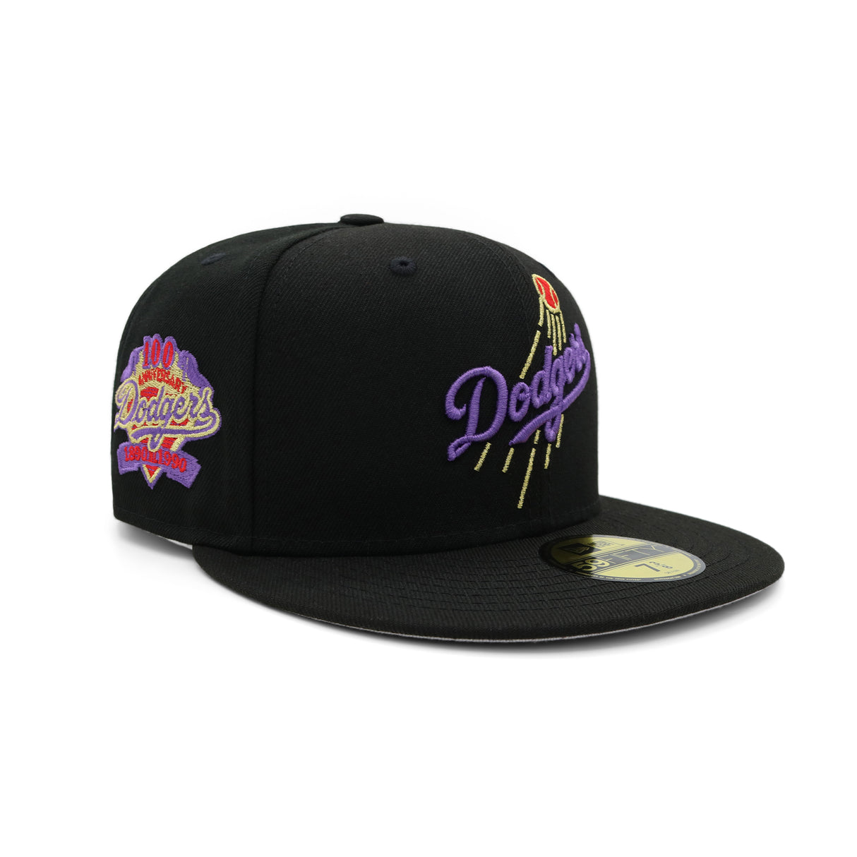 Los Angeles Dodgers Purple & Gold 100 Year Anniversary 59FIFTY Fitted