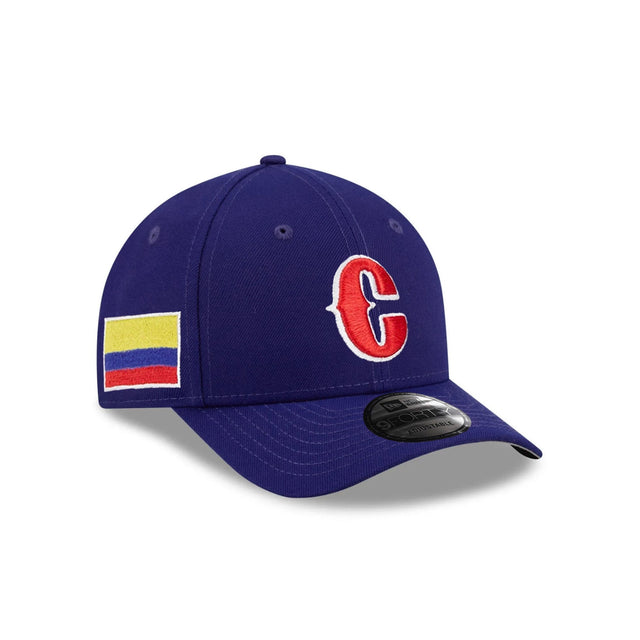 2023 Colombia World Baseball Classic Blue 9FORTY Velcro Adjustable Hat - Sports Treasures - 370409001