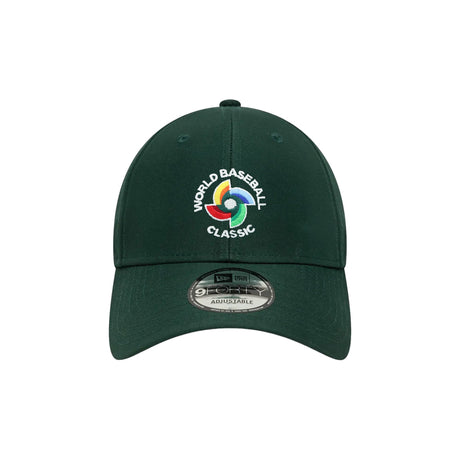 2023 World Baseball Classic Logo Green 9FORTY Velcro Adjustable Hat - Sports Treasures - 370409005