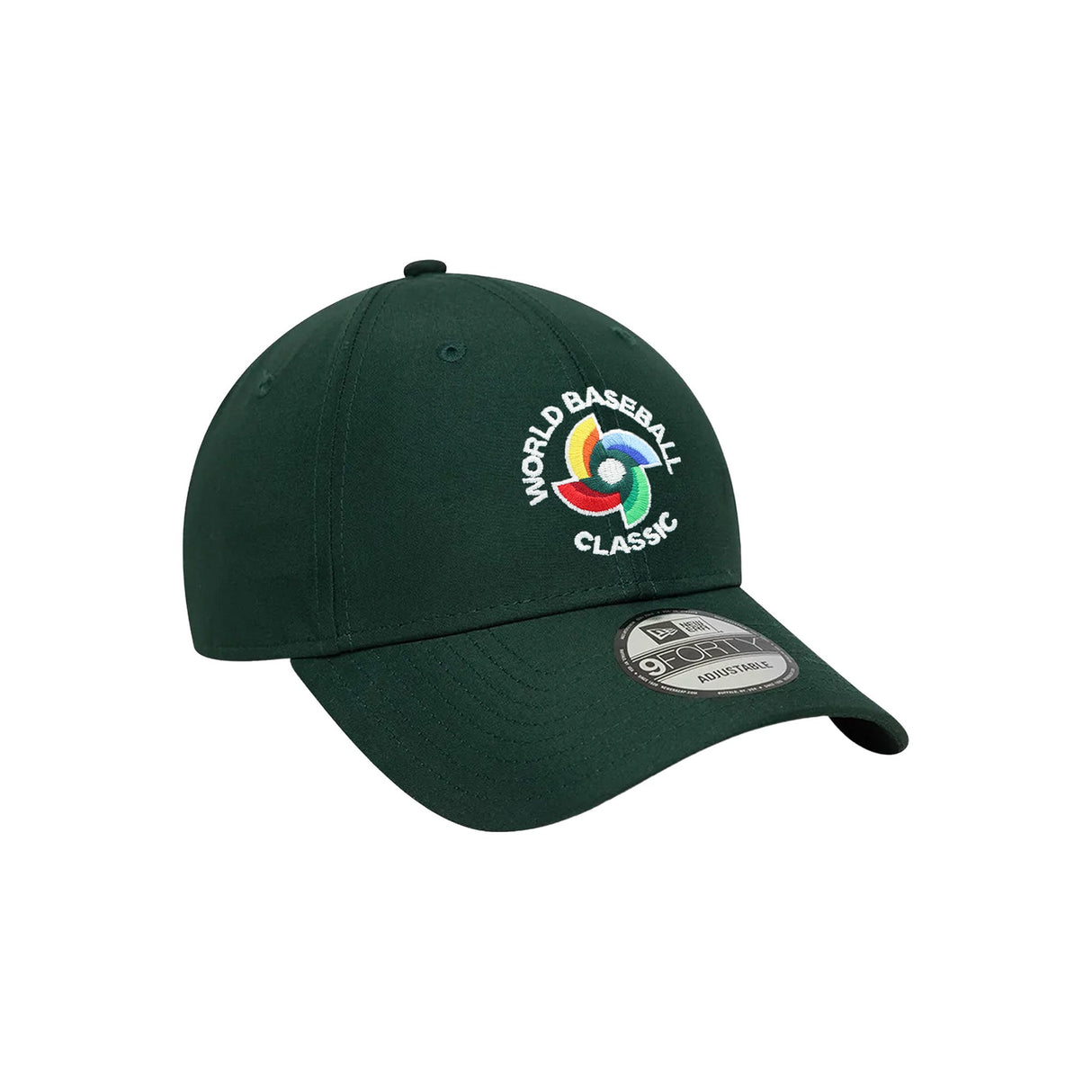 2023 World Baseball Classic Logo Green 9FORTY Velcro Adjustable Hat - Sports Treasures - 370409005
