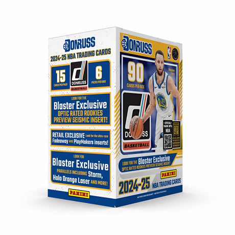 2024 - 25 Panini Donruss Basketball NBA Trading Cards Blaster Box - 90 Cards / Box - Panini America - 746134163883