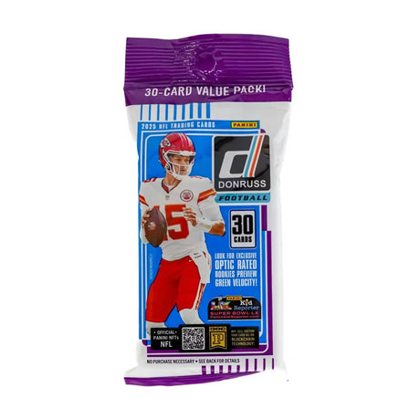 2025 Panini Donruss NFL Trading Cards Single 30 - Card Value Pack - Panini America - 