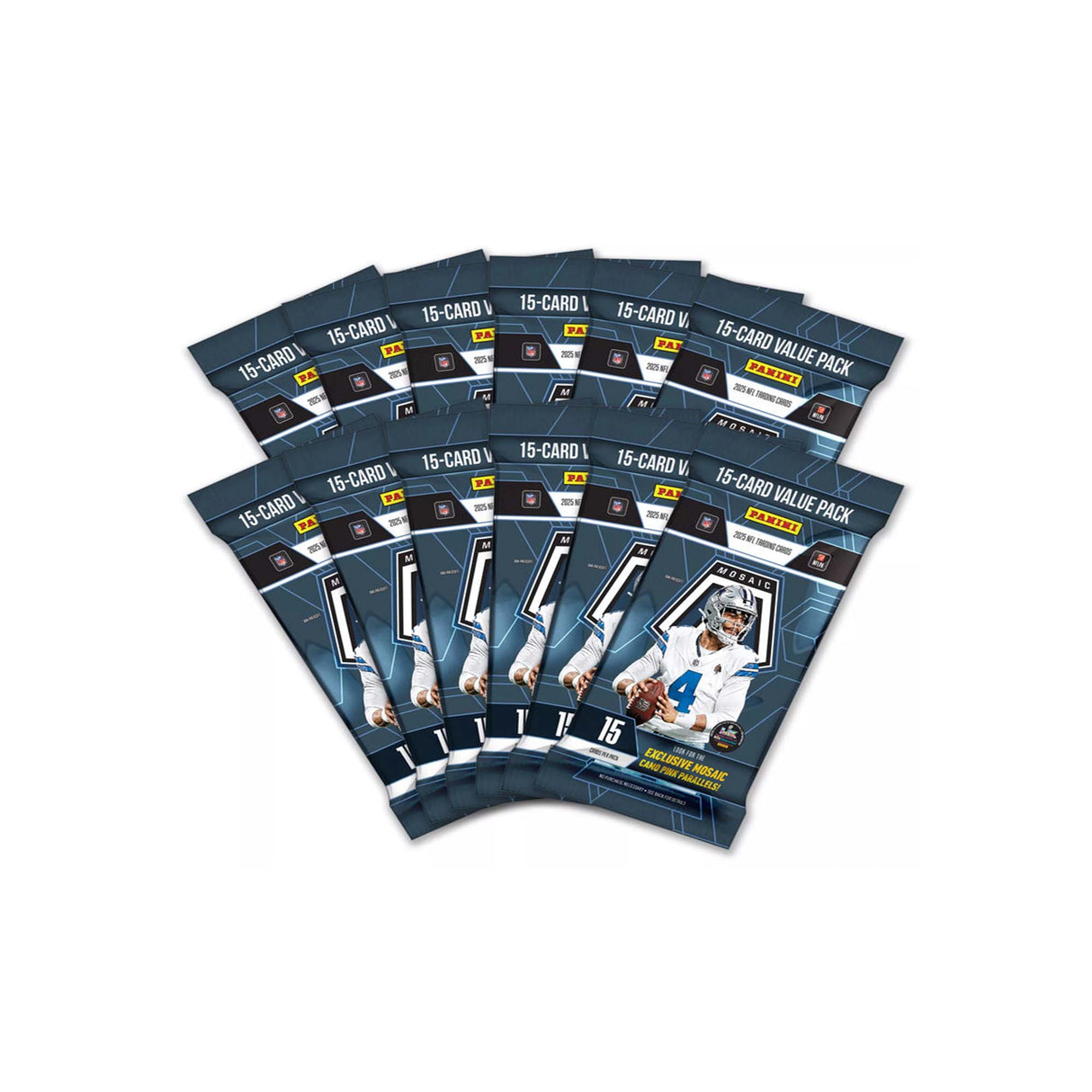 2025 Panini Mosaic NFL Trading Cards Value Box - Panini America - 30020510023