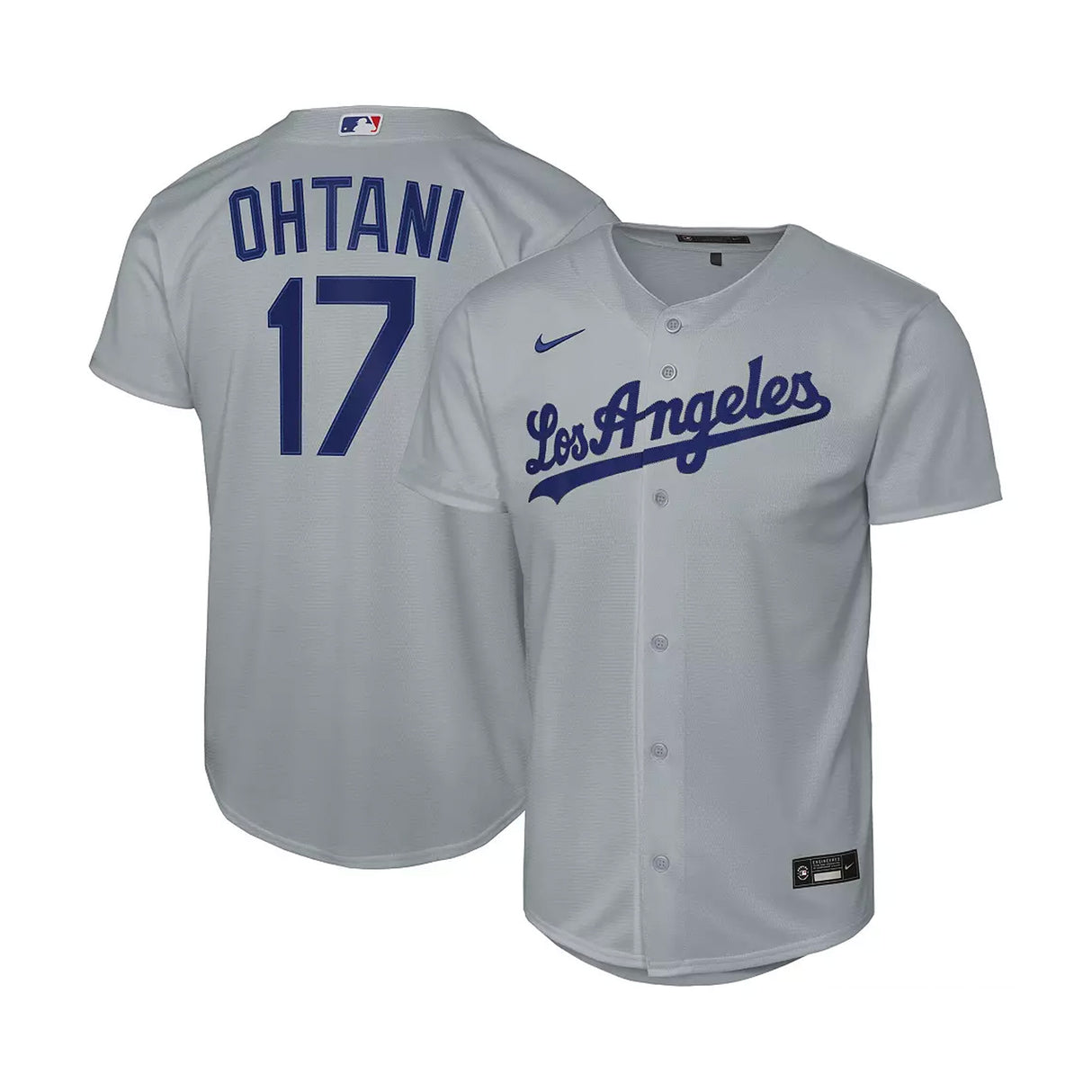 Youth Los Angeles Dodgers Shohei Ohtani Gray Alternate Stadium Jersey