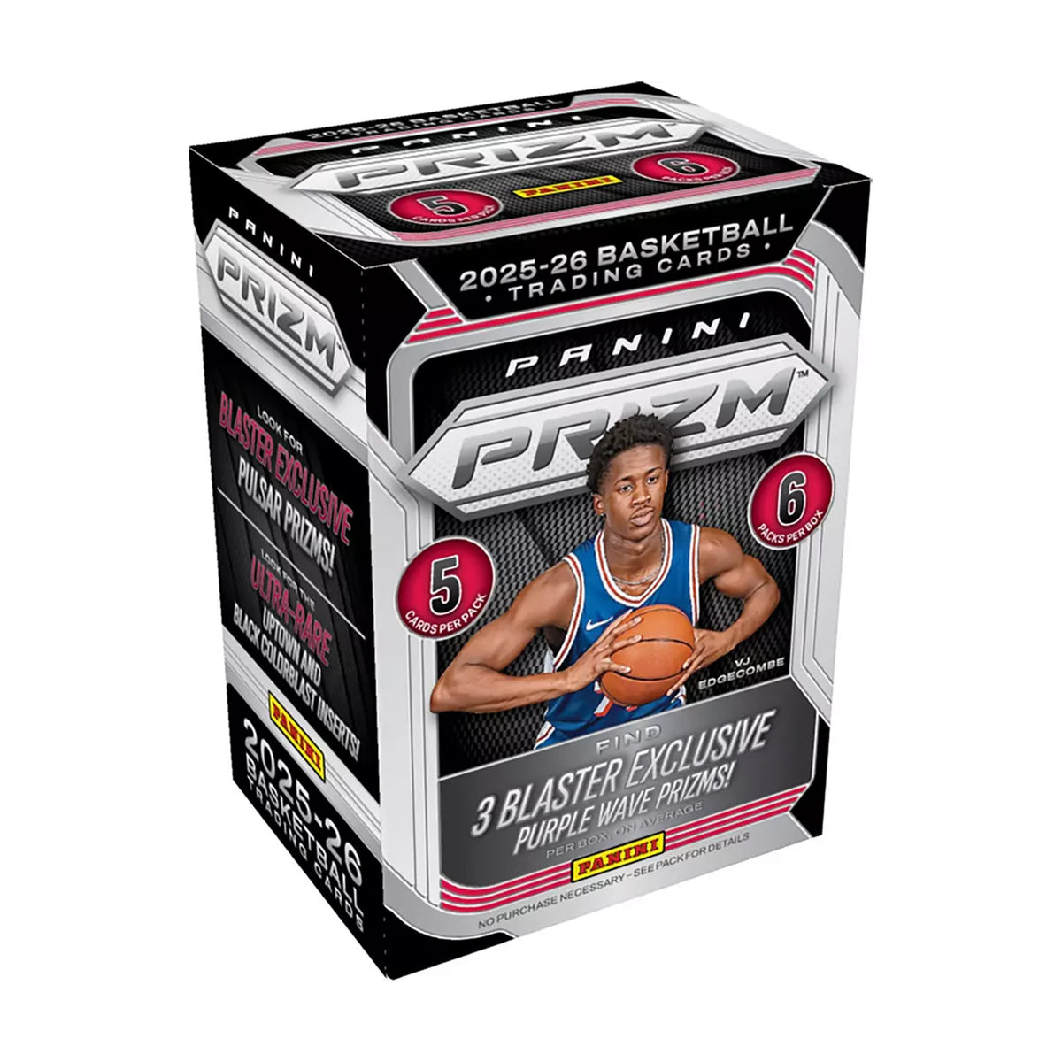 Panini 2025-26 Prizm Basketball Blaster Box 6pk - 30 Cards Total