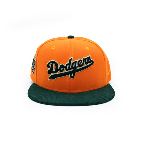 Los Angeles Dodgers Orange and Forest Corduroy REALTREE® 59FIFTY