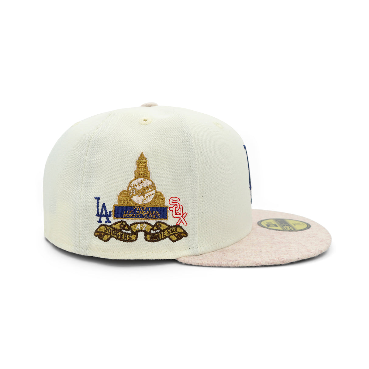 Los Angeles Dodgers Heather & Navy 59FIFTY Fitted