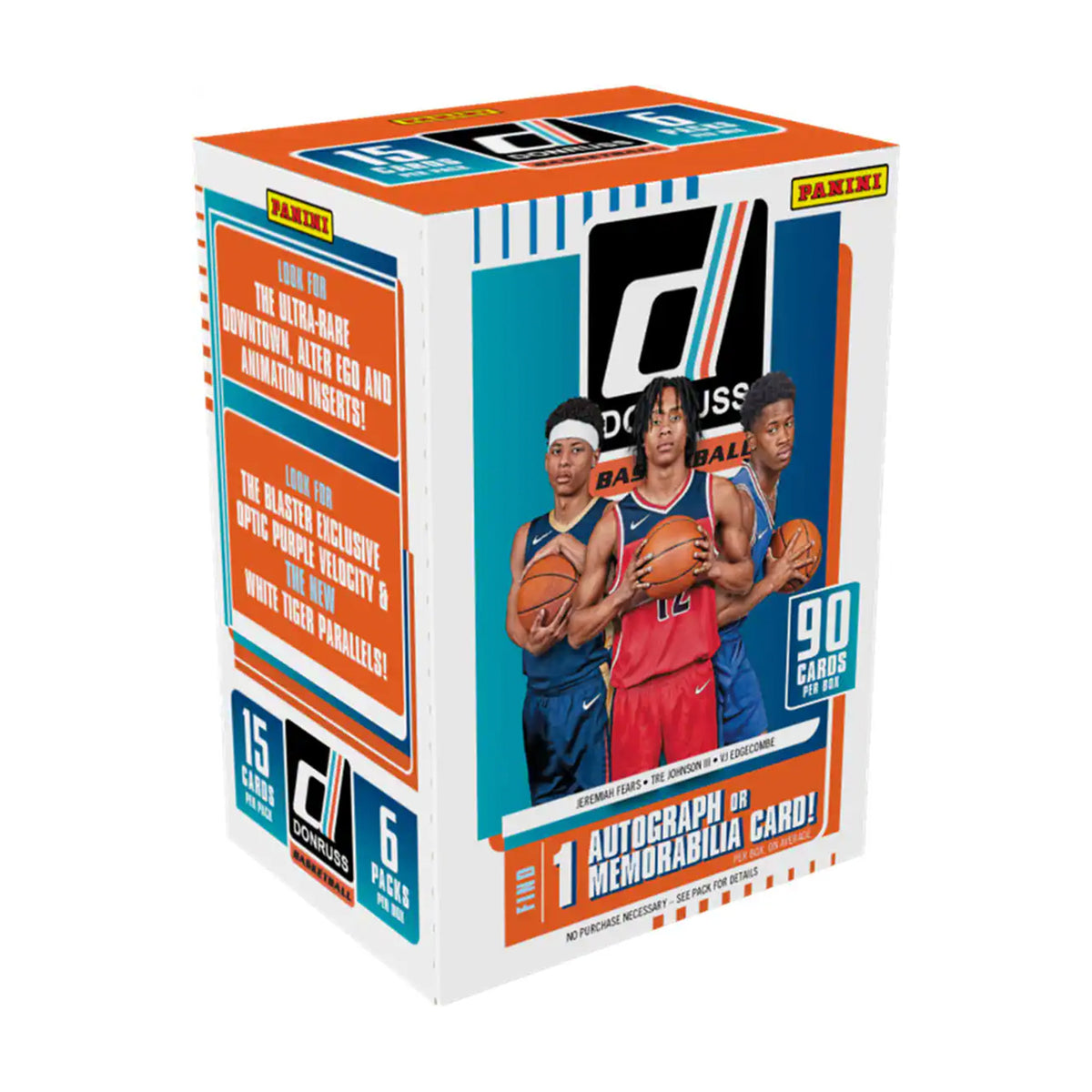 2025 Panini Donruss Basketball Trading Card Blaster Box - 90 Cards Total