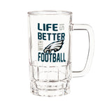 Glass Tankard Cup, with Gift Box, Philadelphia Eagles