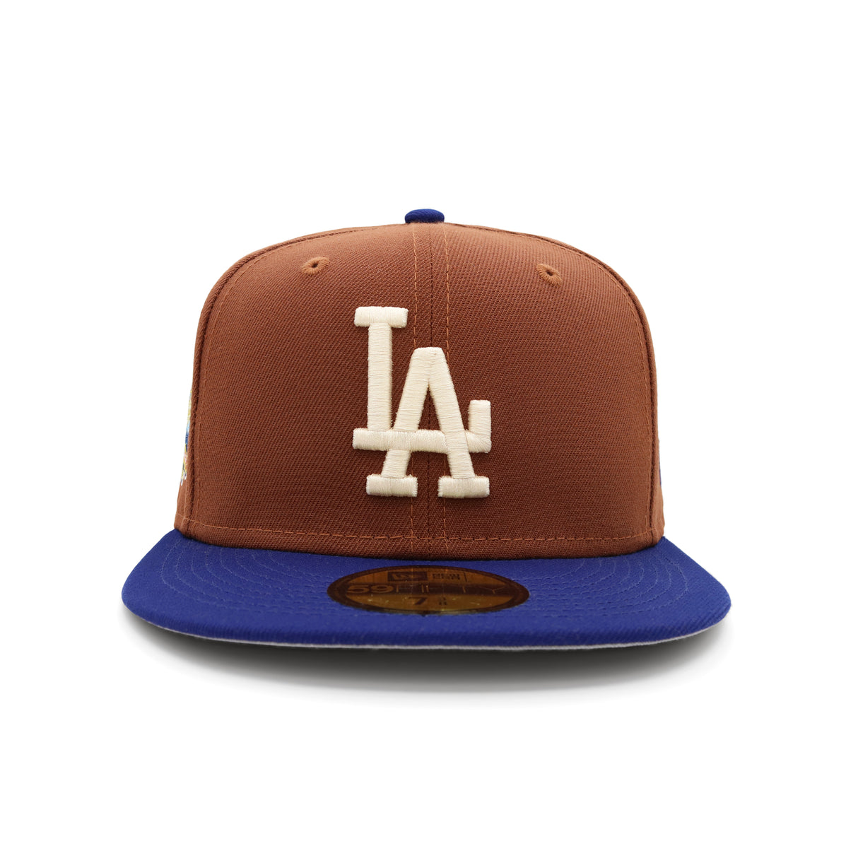 Los Angeles Dodgers Brown & Royal Blue 59FIFTY Fitted