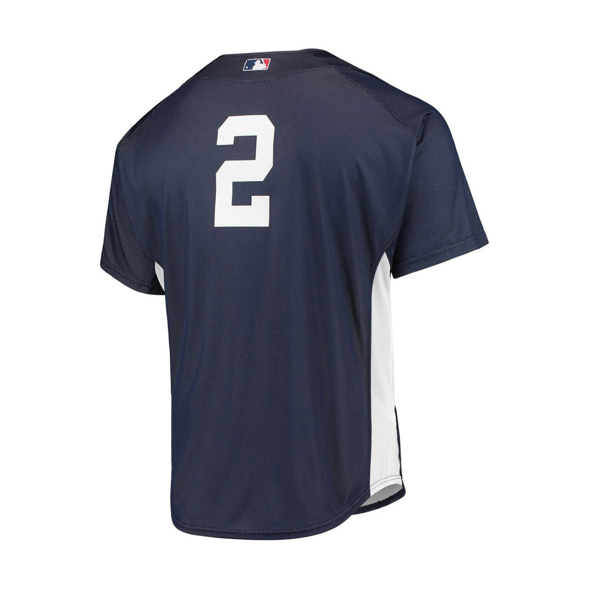 New York Yankees Derek Jeter Cooperstown Navy Blue Batting Practice Jersey
