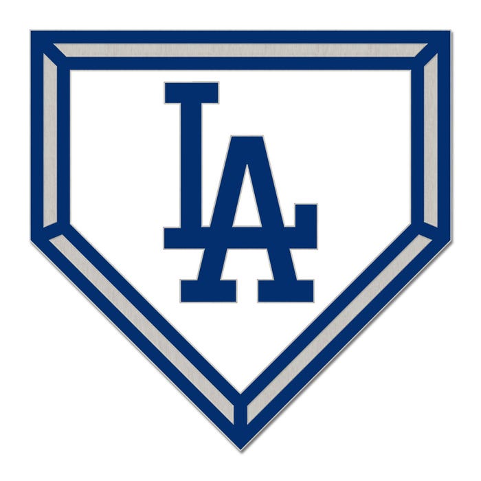 Los Angeles Dodgers Home Plate Logo Collector Enamel Pin