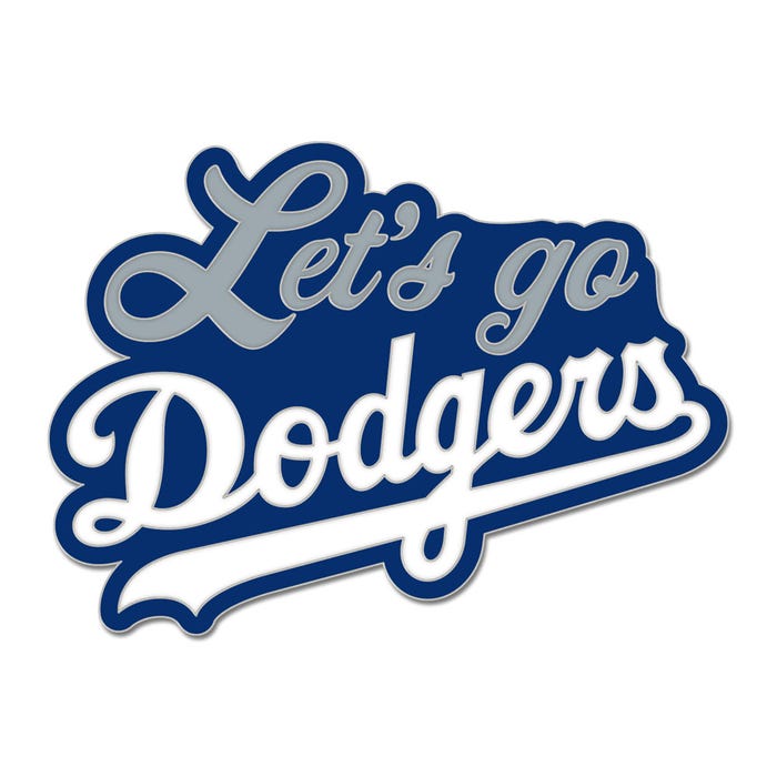 Los Angeles Dodgers Let’s Go Dodgers Collector Enamel Pin