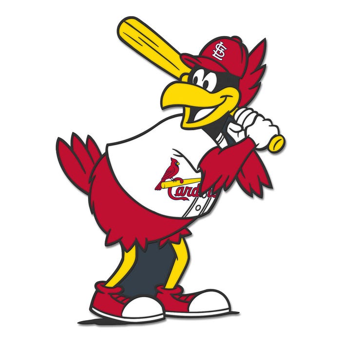 St. Louis Cardinals Fredbird Mascot Collector Enamel Pin
