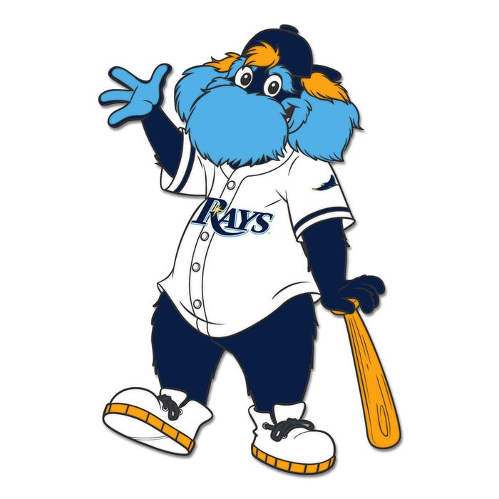 Tampa Bay Rays Raymond Mascot Collector Enamel Pin