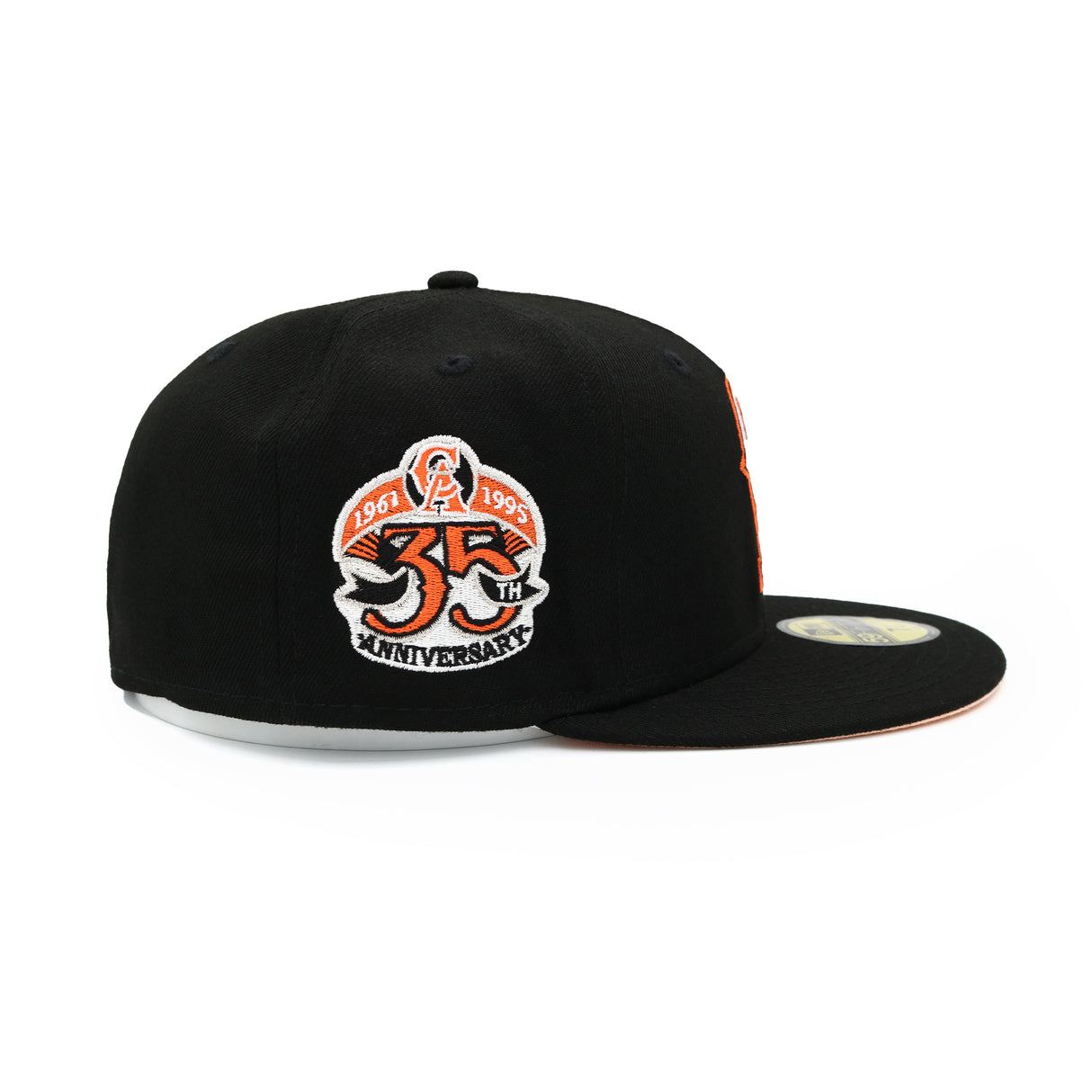Los Angeles Angels Black Flame CA 59FIFTY Fitted