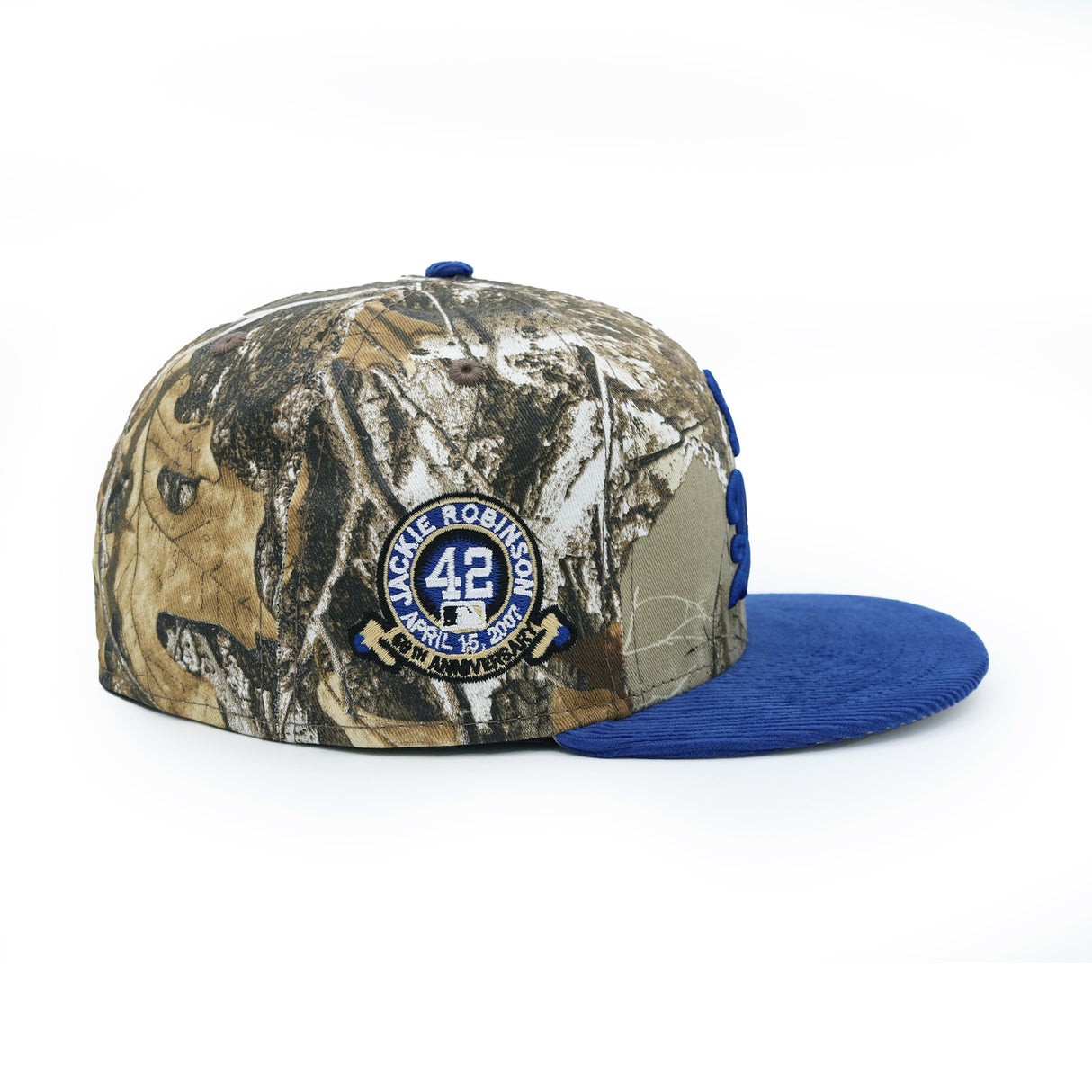 Los Angeles Dodgers Blue Cord REALTREE® 59FIFTY Fitted