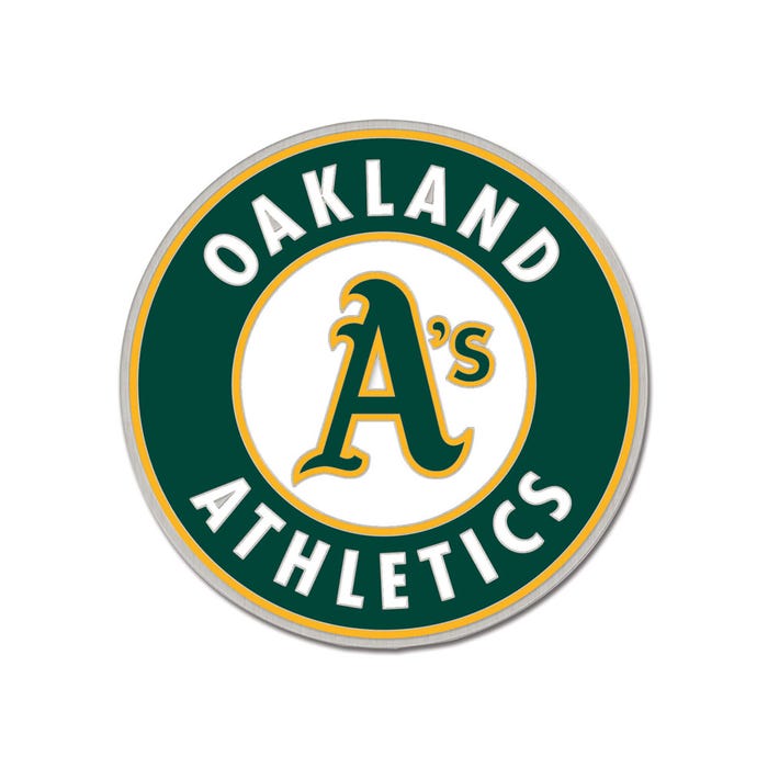 Oakland Athletics Round Team Logo Collector Pin