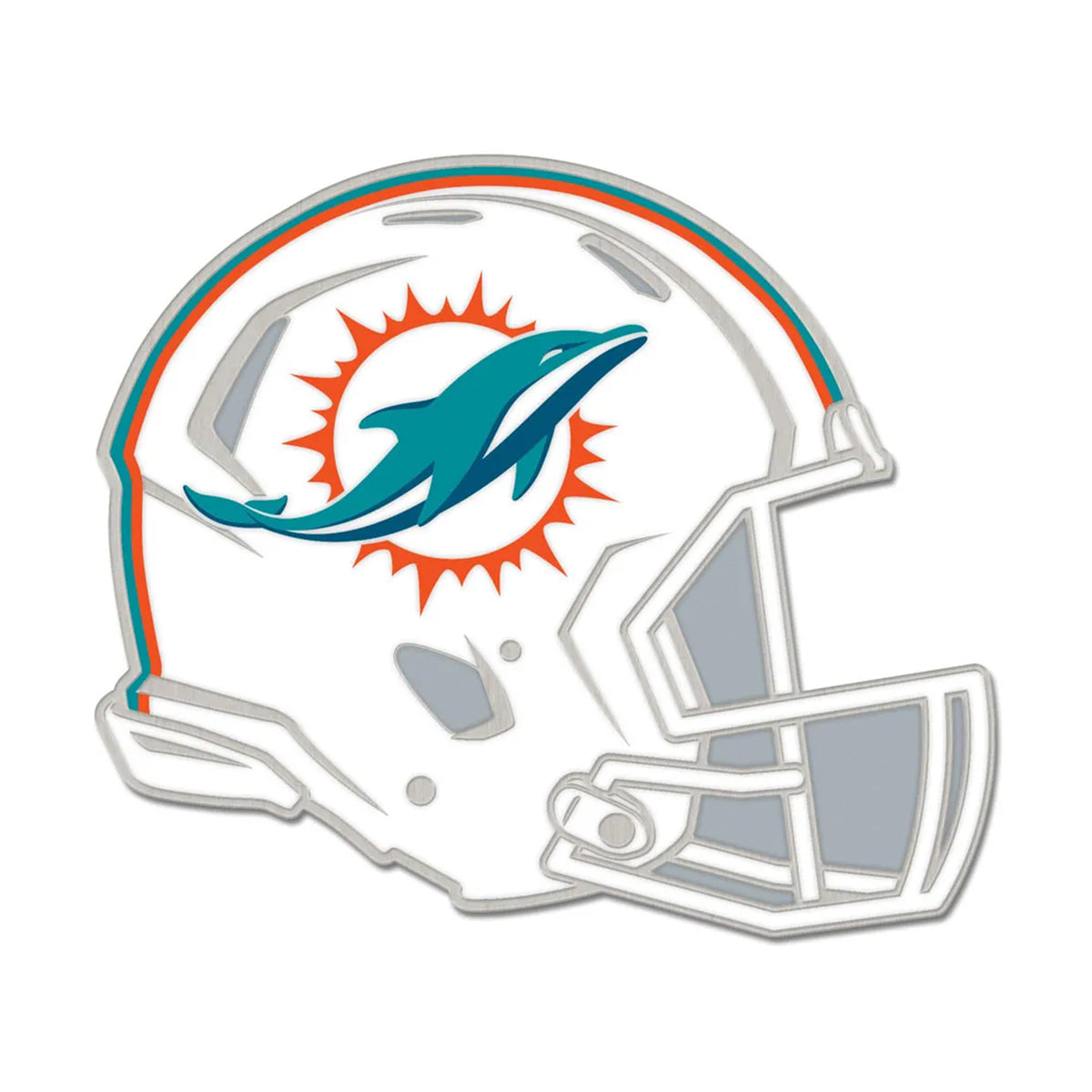 Miami Dolphins Helmet Collector Enamel Pin