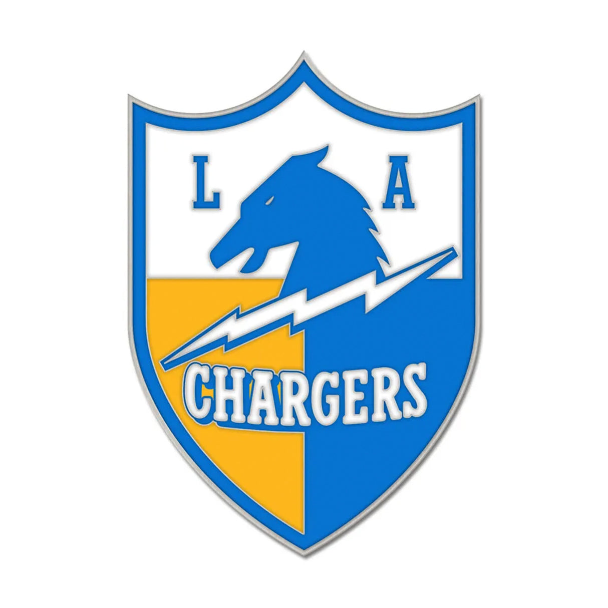 Los Angeles Chargers Retro Shield Collector Enamel Pin