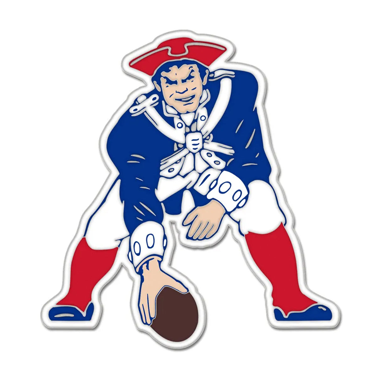 New England Patriots Pat Patriot Retro Collector Enamel Pin