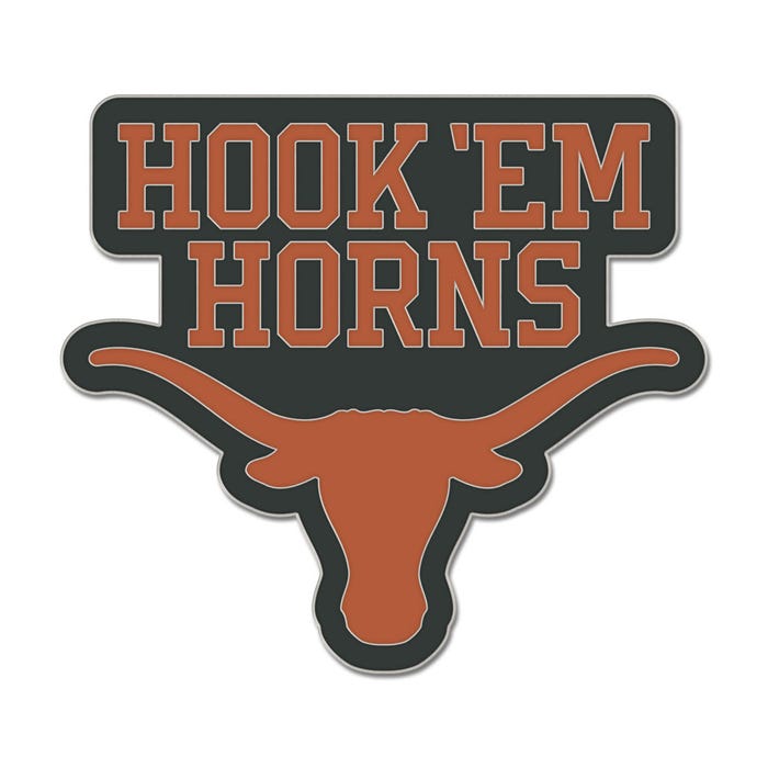 Texas Longhorns Hook ’Em Horns Collector Enamel Pin
