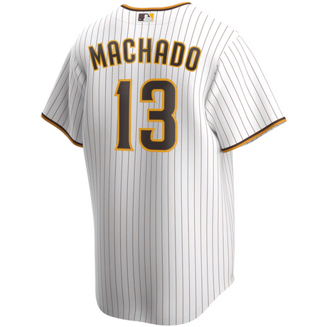 San Diego Padres Manny Machado Nike White Home Replica Player Jersey