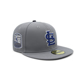 St. Louis Cardinals Busch Stadium Navy Storm 59FIFTY Fitted