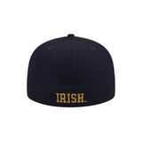 New Era Notre Dame Fighting Irish 59FIFTY Fitted Hat – Navy & Gold