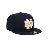 New Era Notre Dame Fighting Irish 59FIFTY Fitted Hat – Navy & Gold