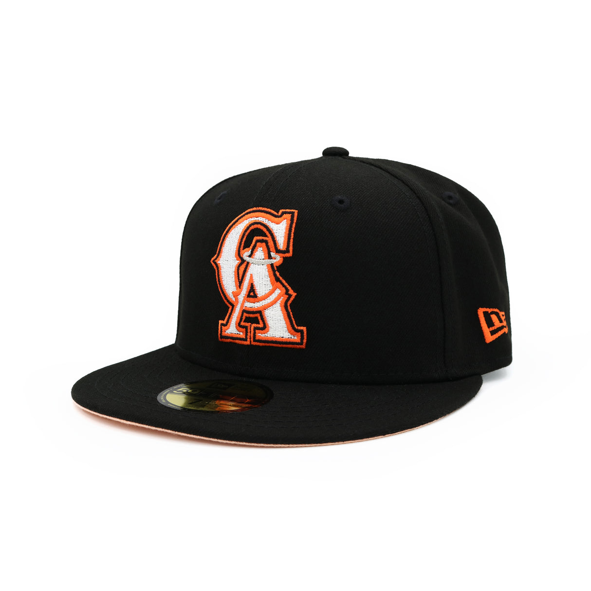 Los Angeles Angels Black Flame CA 59FIFTY Fitted