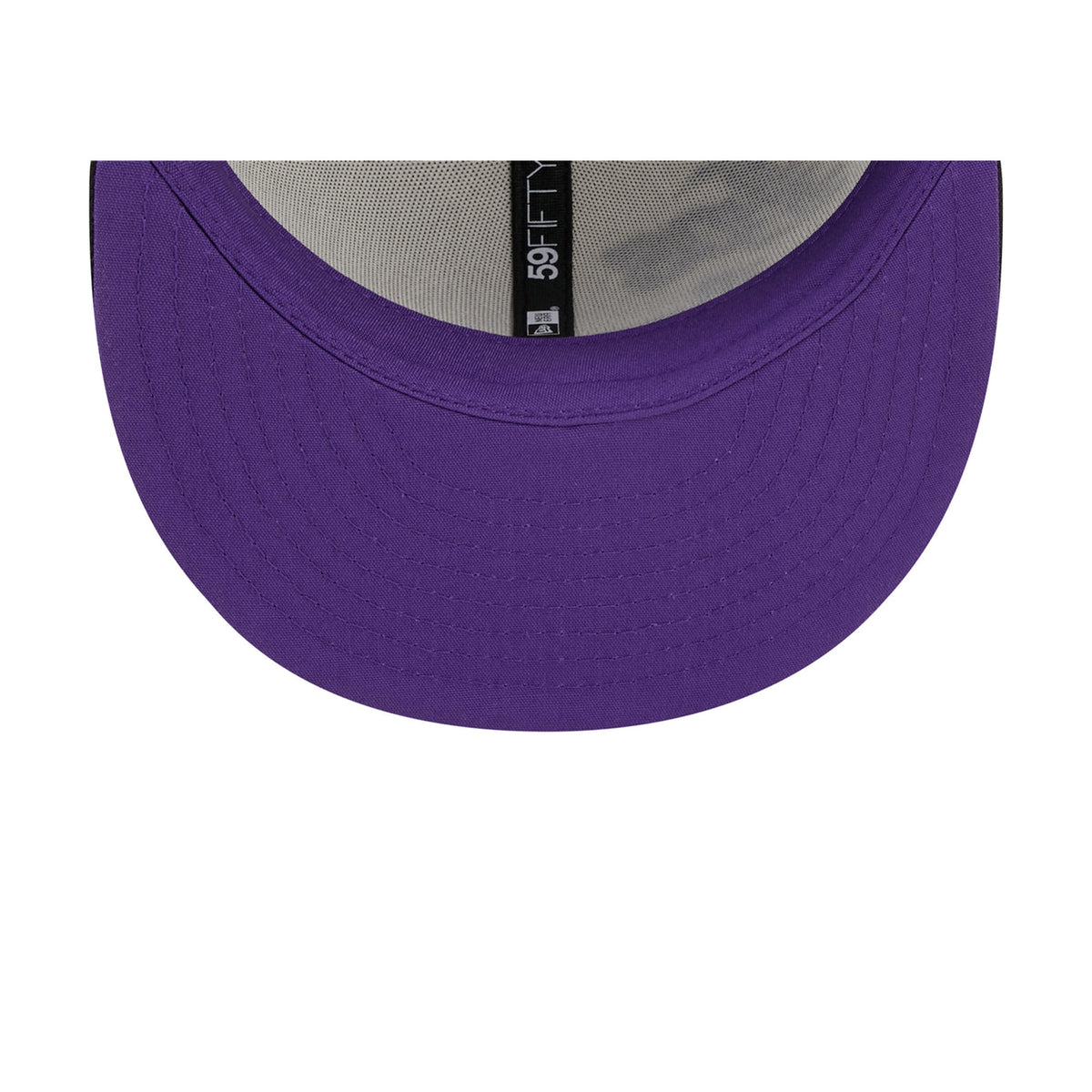 Los Angeles Lakers Purple Split 59FIFTY Fitted Hat