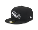 Tampa Bay Rays Black and White 59FIFTY Fitted