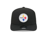 Pittsburgh Steelers Logo Black 9SEVENTY Stretch-Snap Hat