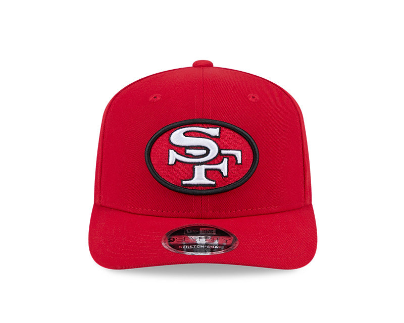 San Francisco 49ers Logo Red 9SEVENTY Stretch-Snap Hat
