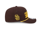 San Diego Padres Wordmark Brown 9SEVENTY Stretch-Snap Rope Hat