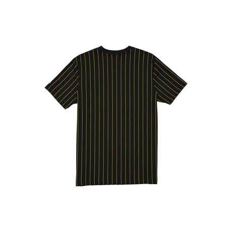 Pittsburgh Steelers Black & Yellow Pinstripe New Era Throwback T-Shirt