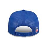 New England Patriots 2025 NFL Sideline Performance Blue 9SEVENTY Snapback Hat