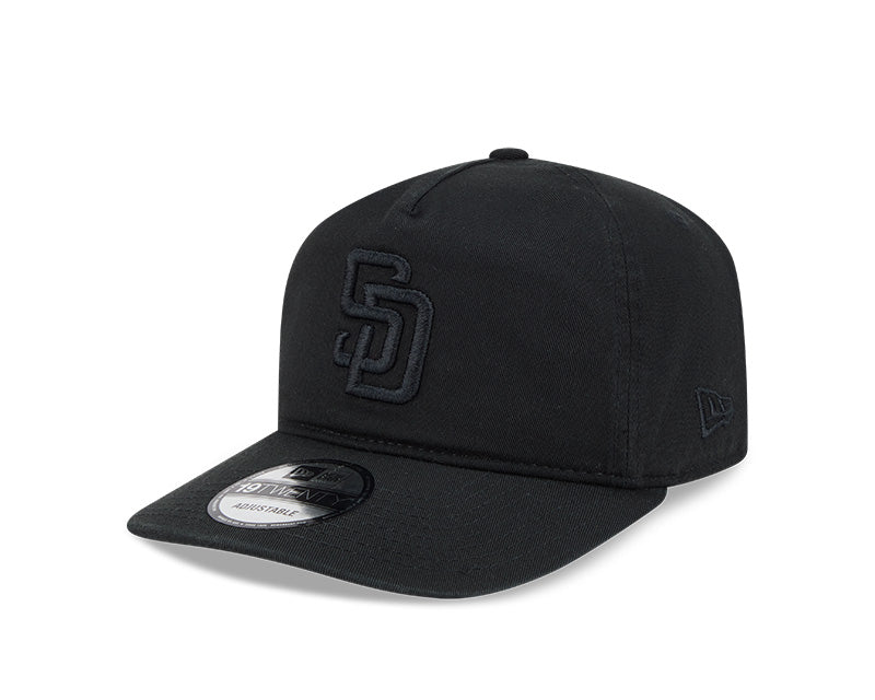 San Diego Padres Blackout New Era 19TWENTY Snapback Hat